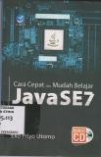 Cara Cepat Dan Mudah Belajar Java SE7+cd