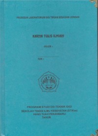 Prosedur Laboratorium Pembuatan Giigi Tiruan Sebagian Lepasan Akrilik pada Kasus Klasifikasi Kennedy Kelas III Modifikasi I Rahang Atas (Studi Kasus)