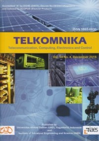 TELKOMNIKA Telecommunication, Computing, Electronics and Control VOL.14 No.4, December 2016