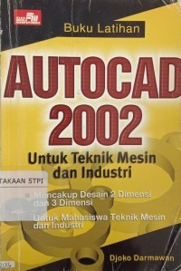 Image of autocad 2002 untuk teknik mesin