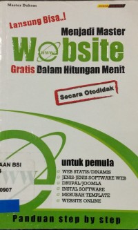 Menjadi Web Master : Gratis dalam hitungan meni